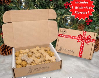 Christmas Dog Grain-Free Biscuit Box