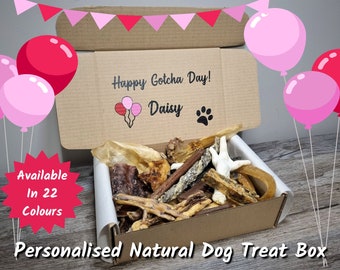 Personalised Gotcha Day Dog Treat Box