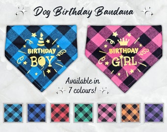 Dog Birthday Bandana