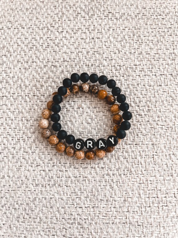 Little Boys Bracelets Set Customizable With Name Toddler to Little