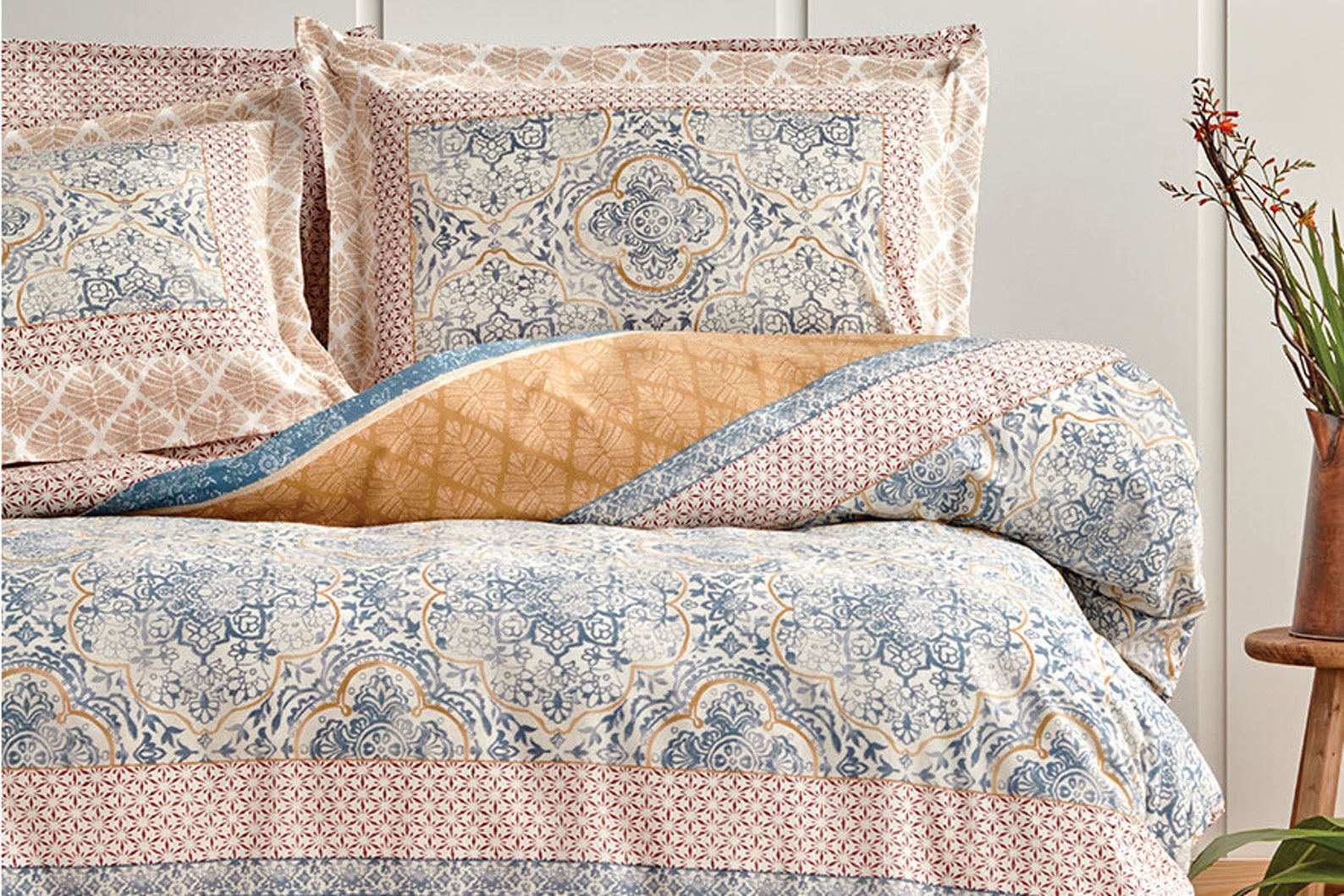 Organic Cotton Bedding Set Duvet Cover With Pillowcases - Etsy