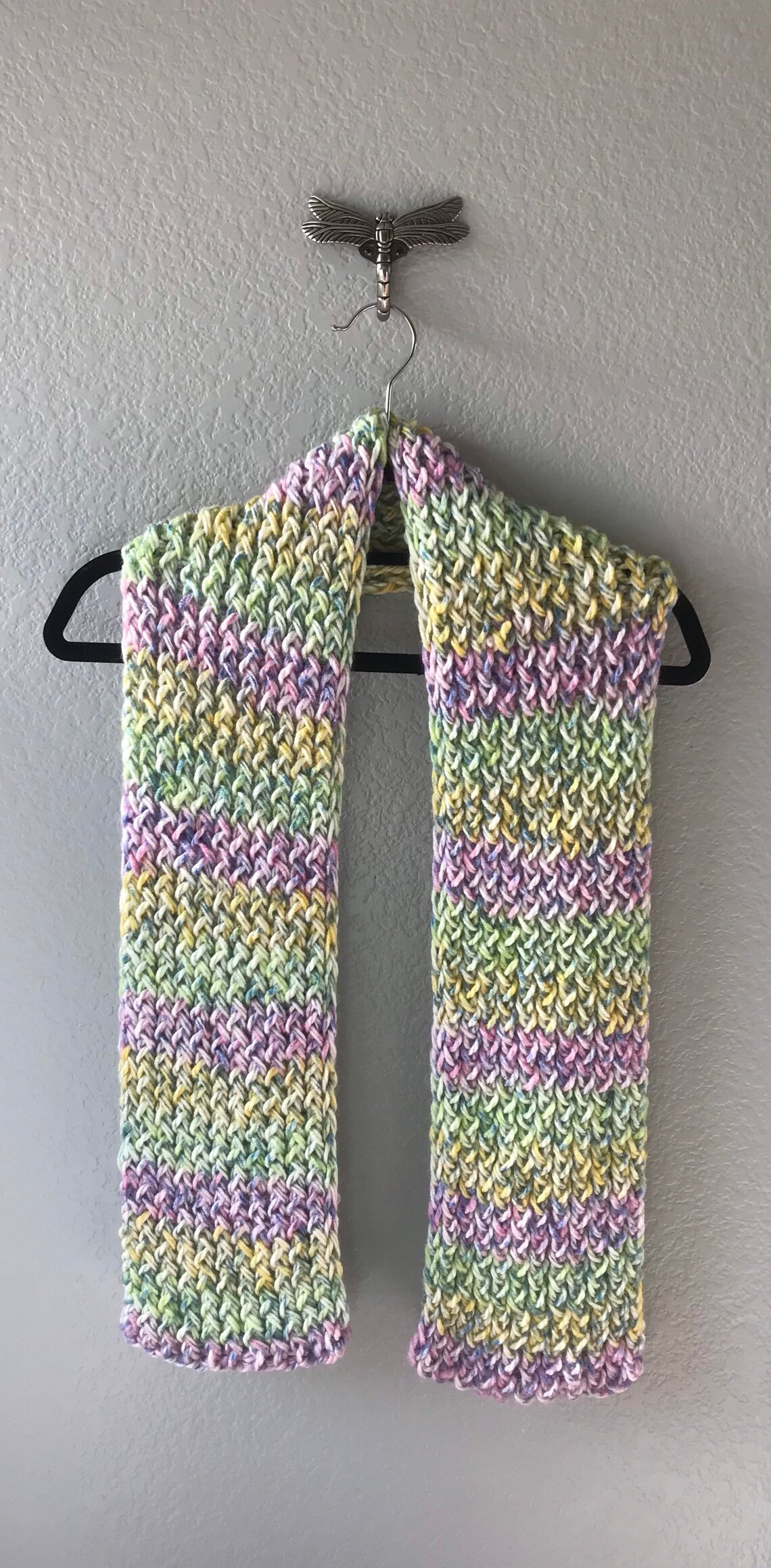 Pastel Rainbow Scarf Etsy