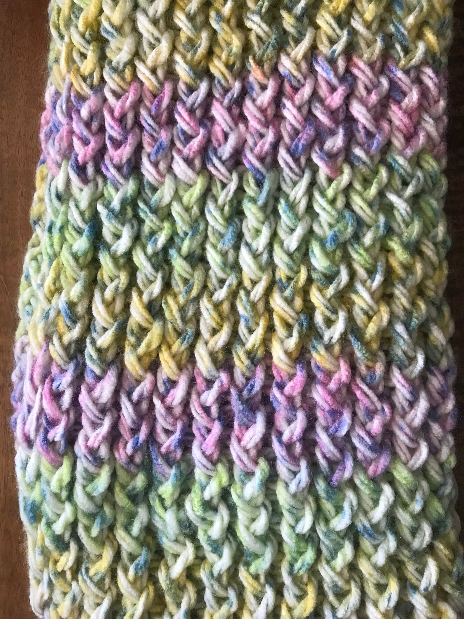 Pastel Rainbow Scarf Etsy