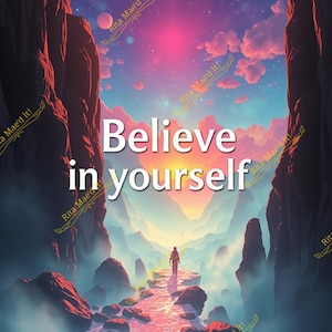 Believe In Yourself PNG