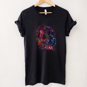 Bullmastiff Dog T-Shirt, Unisex Fit, Bullmastif Lover, Dog T-shirt, Hand Drawn Bullmastif