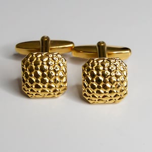 Bubble Effect Cuff Links Vintage. Made In Germany