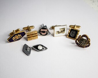 Vintage Cufflink Odds X7