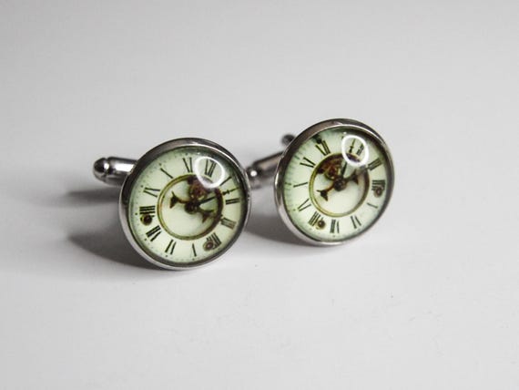 Clock Face Cufflinks - image 1