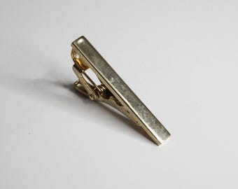 Vintage Gold Tone Tie Clip – Classic Minimalist Design
