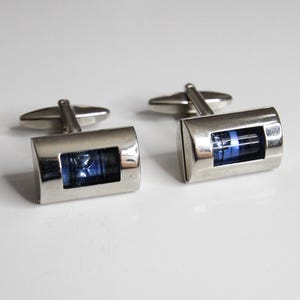 Modern Spirit Level Design Cufflinks