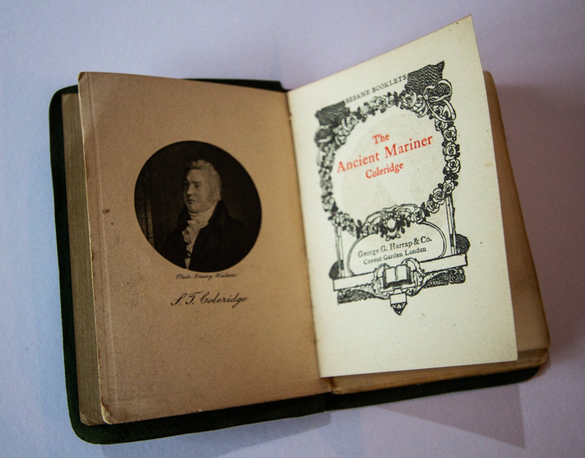 The Rime of the Ancient Mariner Book 1920's Etsy