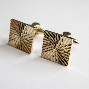 Geometric Pattern Vintage Cufflinks