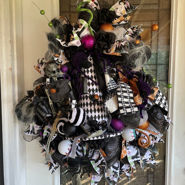 Front Door Witch Wreath - Etsy
