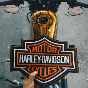 harley iron on patches