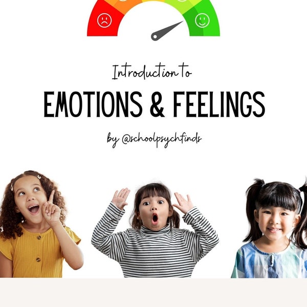 Teaching Emotions (with Real Pictures) Counseling Resource Activity | Therapy | School Psychology & Counseling | Social Emotional Learning