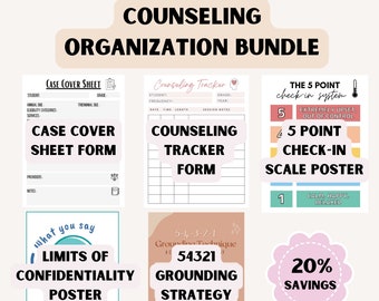 Counseling Forms Bundle | School Psychologist | Mental Health Forms