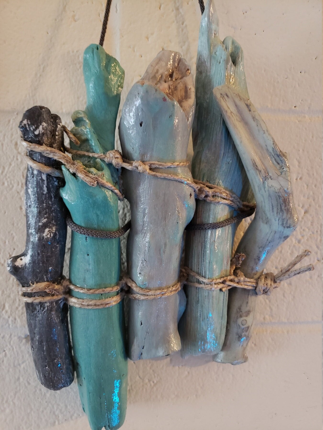 Driftwood Raft Decor for Wall or Table