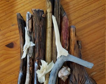 Driftwood Raft Decor for Wall or Table