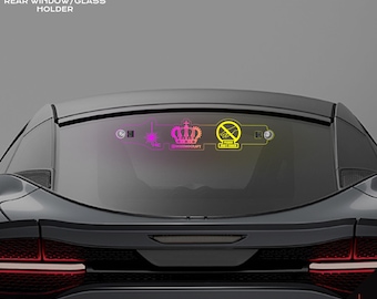 Custom LED Car Rear Window / Glass Suction Prop Display (Motor Vehicle Accessories)