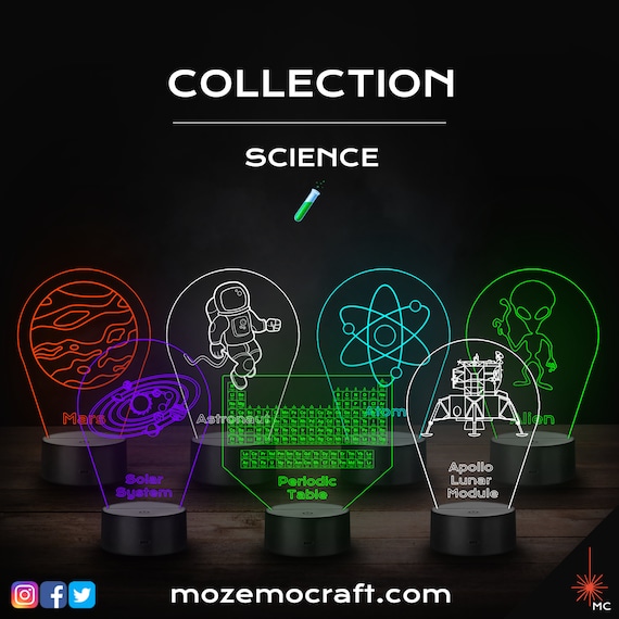 Solar System Light Up Lamps