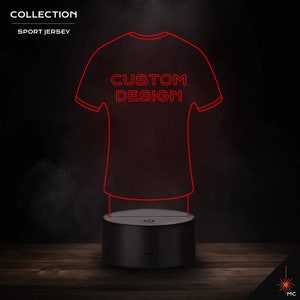 Design Your Own - Custom Sport Jersey LED Lamp