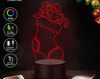 LED Lamp - Christmas Gift Sock / Stocking (Christmas)