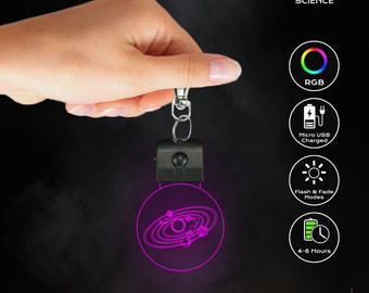 LED Keychain - Solar System (Science)