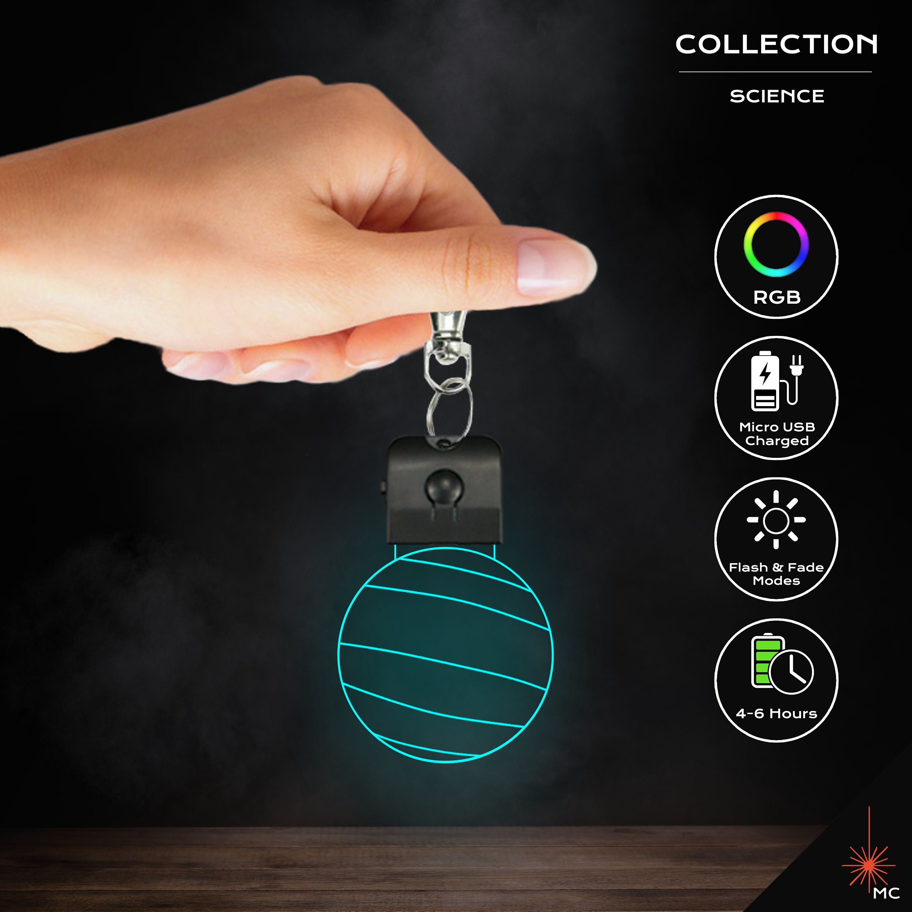 LED Keychain - Neptune [planet] (science) - Etsy