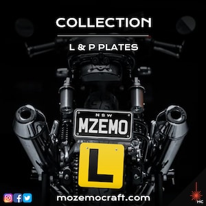 Kit de placa de motocicleta L/P (acessórios para veículos motorizados)