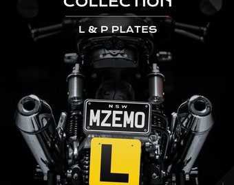 Kit de placa de motocicleta L/P (acessórios para veículos motorizados)