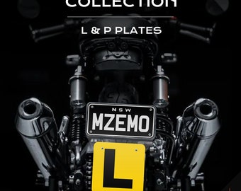 Motorcycle L / P Licence Plate Kit (Motor Vehicle Accessories)