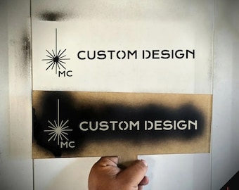 Custom Durable Spray Stencil Sign | All Purpose Use