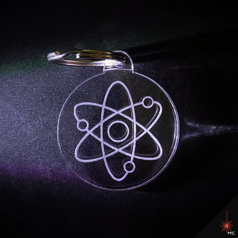 Keychain - Atom (science) - Etsy