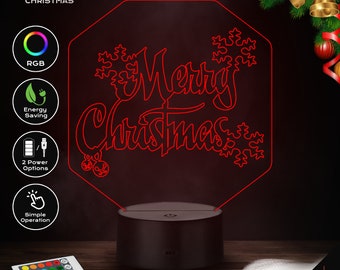 LED Lamp - Merry Christmas (Christmas)