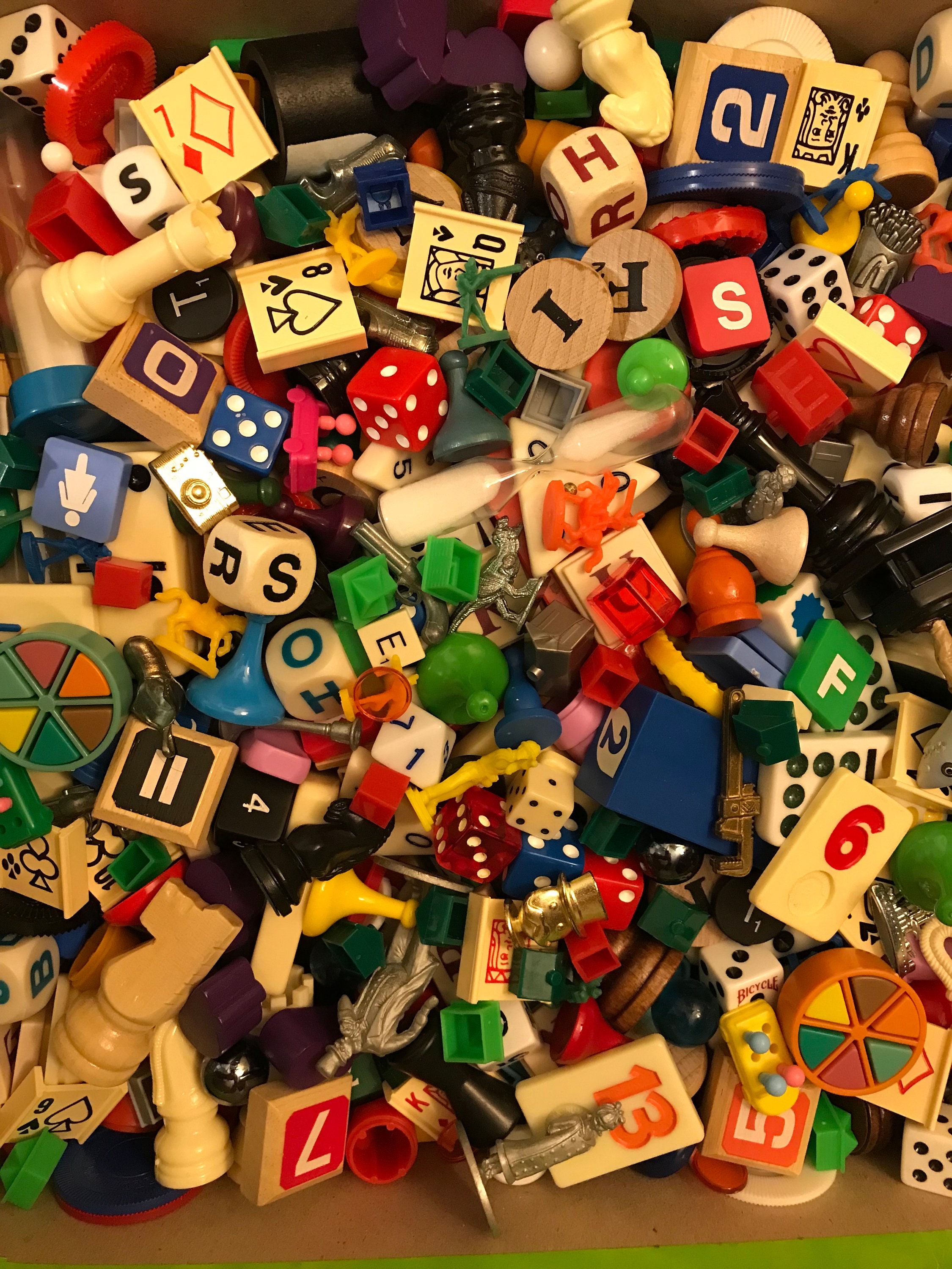 100 Vintage and New Board Game Pieces and Parts From Classic Etsy