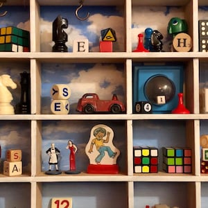 40 Little Toys, Dice and Board Game Figurines for Collecting or Display .