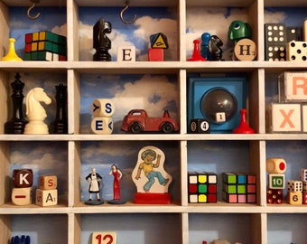 40 Little Toys, Dice and Board Game Figurines for Collecting or Display .