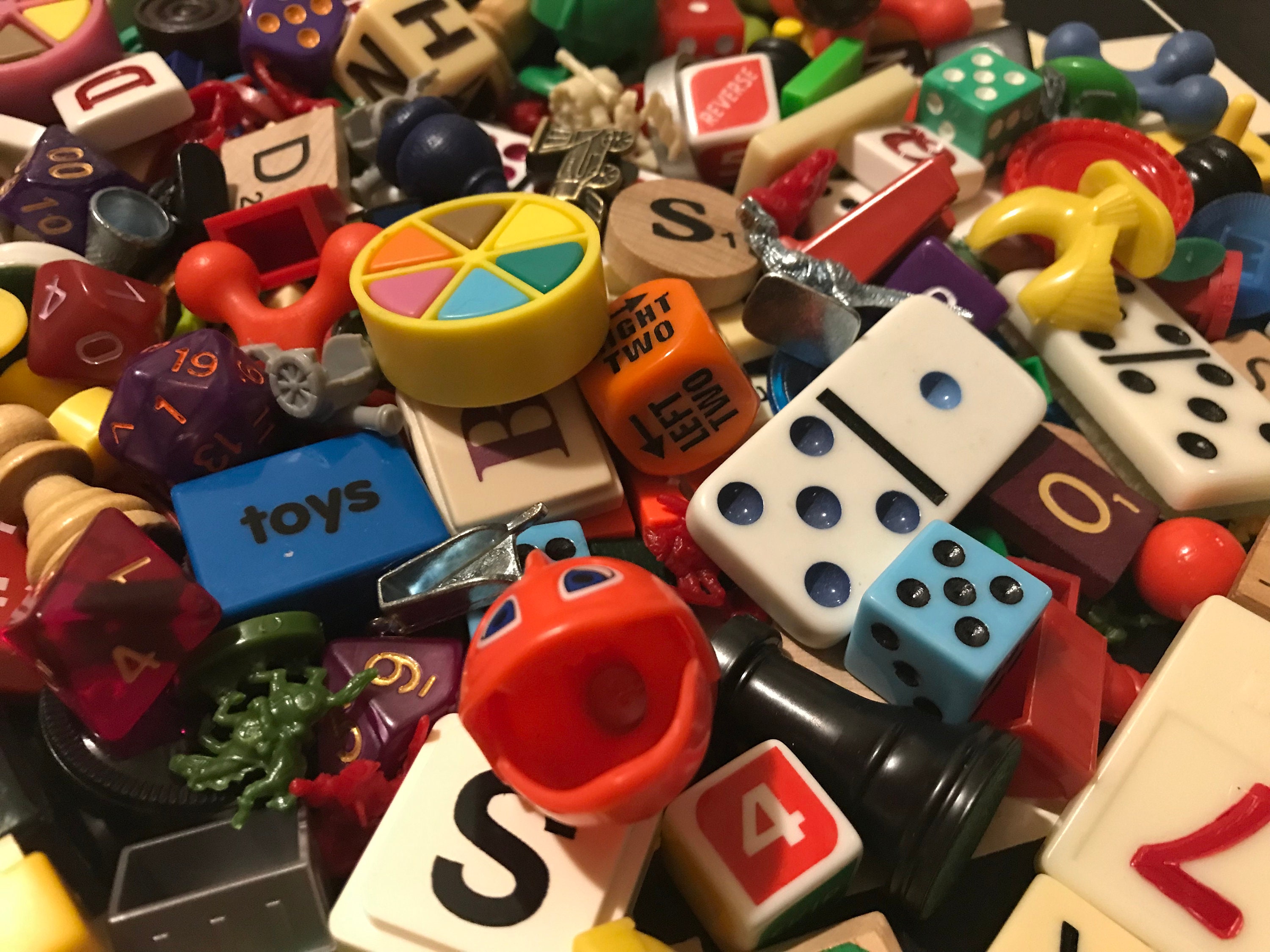 100 Vintage and New Board Game Pieces and Parts From Classic Etsy
