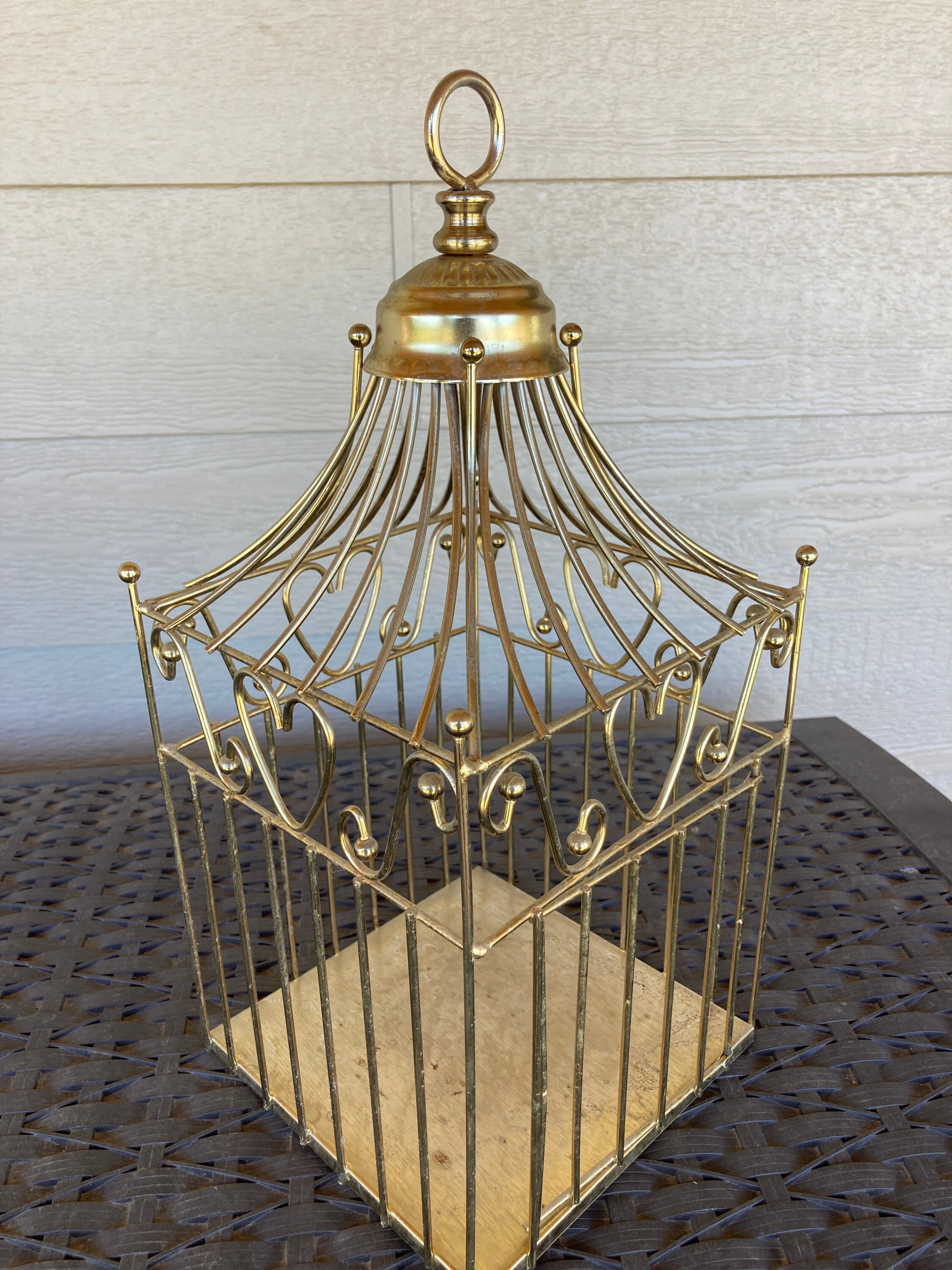 Home Interior Bird Cage With Stand Etsy