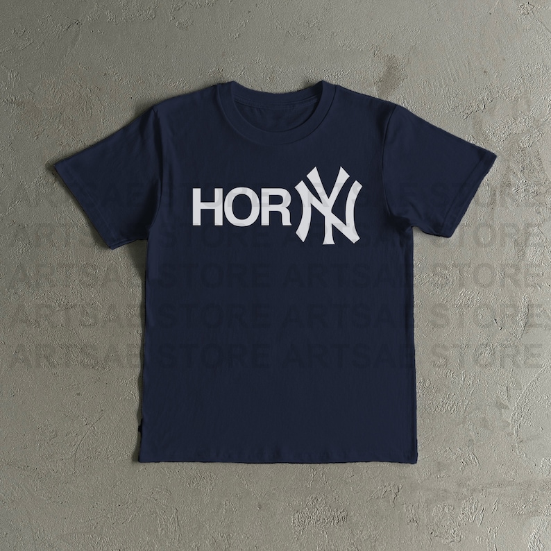 HORNY Heavy Cotton Tee Shirt Hor NY TShirt image 1