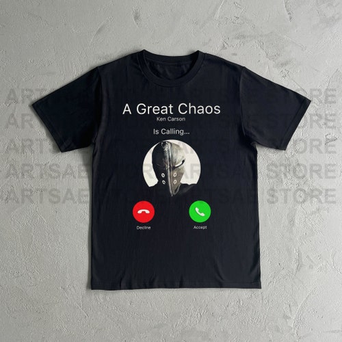 Ken Carson A Great Chaos Face Tee Shirt ACG T-shirt Opium Merch - Etsy