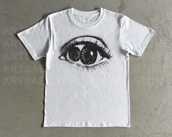 Lucki 2 Faced Heavy Cotton Tee Shirt - Lucki Ecks 2 Faced Tshirt