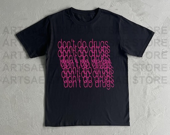 OsamaSon Don't Do Drugs Heavy Cotton Tee Shirt - OsamaSon Tshirt