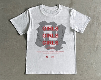 RR Kankan No Exotic Dancers T-Shirt - Girls Girls Girls Heavy Cotton Kankan Tee Shirt