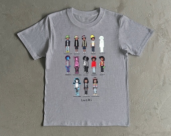 Lucki Discography Evolution T-Shirt - Lucki Evolution Heavy Cotton Tee Tshirt