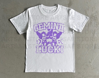 Camiseta de algodón pesado Lucki Gemini - ¡Lucki Gemini! Camiseta