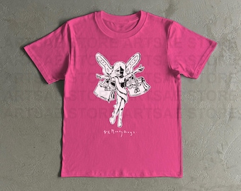 Lucki SMD Fairy Heavy Cotton Tee Shirt - Lucki Fairy Tshirt