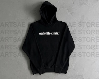Nettspend Early Life Crisis Hoodie - Nettspend Early Life Crisis Hooded Sweatshirt