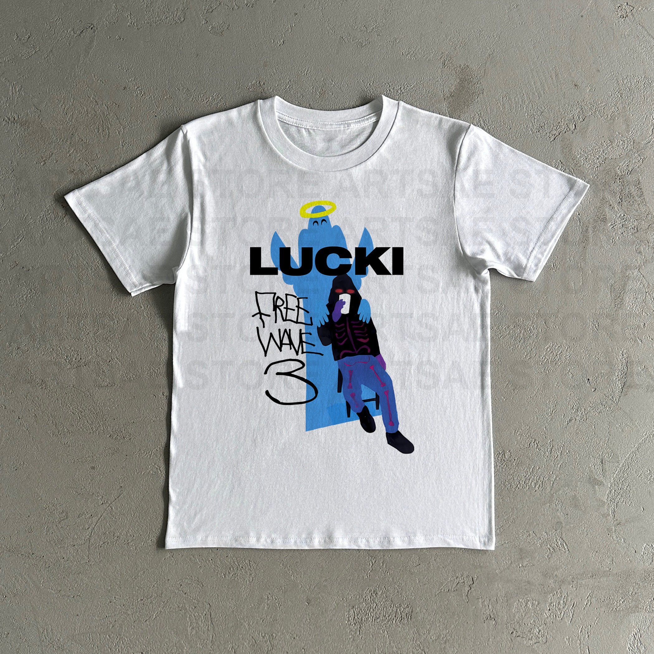 Lucki Freewave 3 Heavy Cotton Tee Shirt - Lucki Freewave