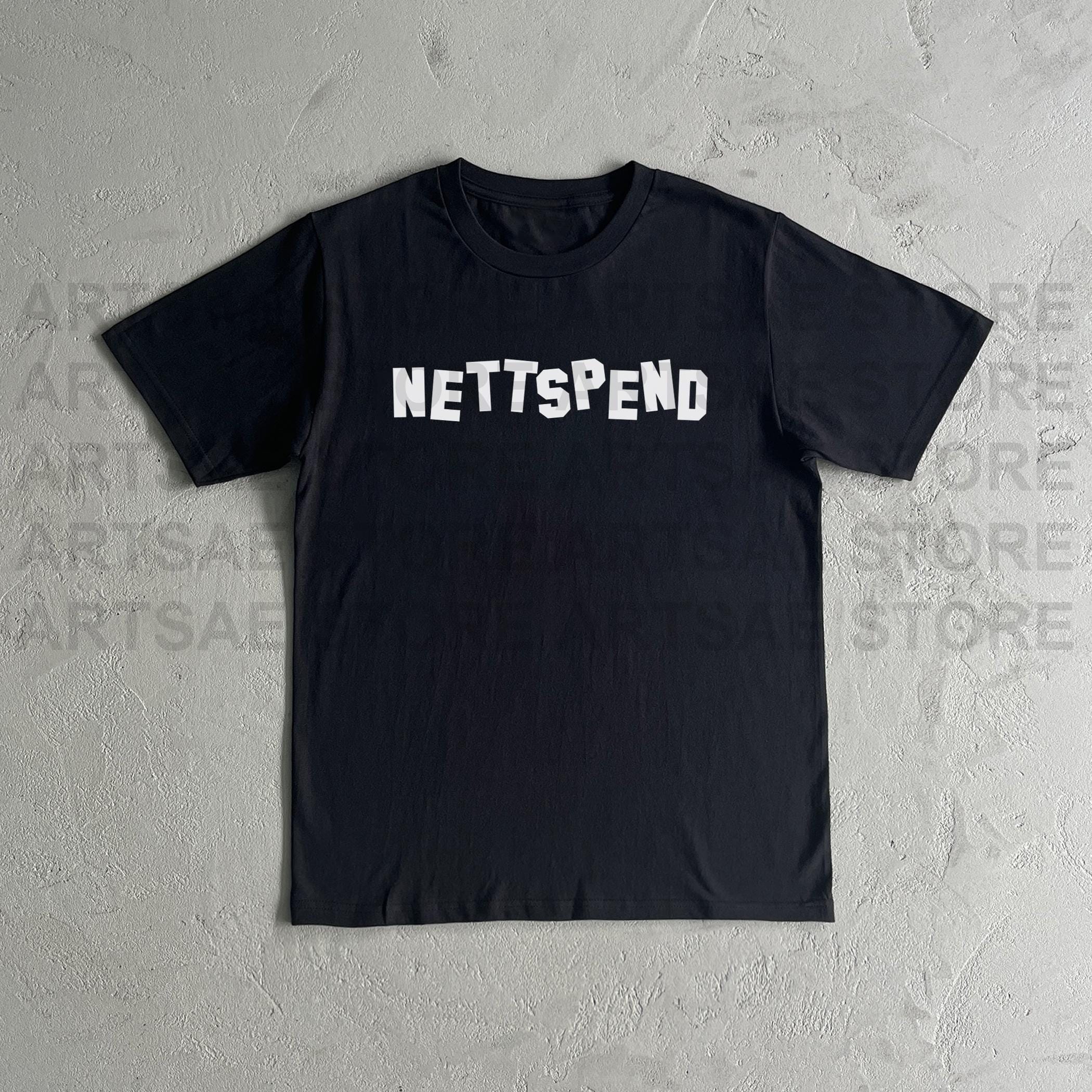 Nettspend ERL Logo Tee Shirt - Nettspend ERL Heavy Cotton Tshirt - Nettspend Tee